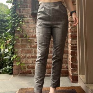 Super cute work plaid pants. Super comfy and cute and flattering
